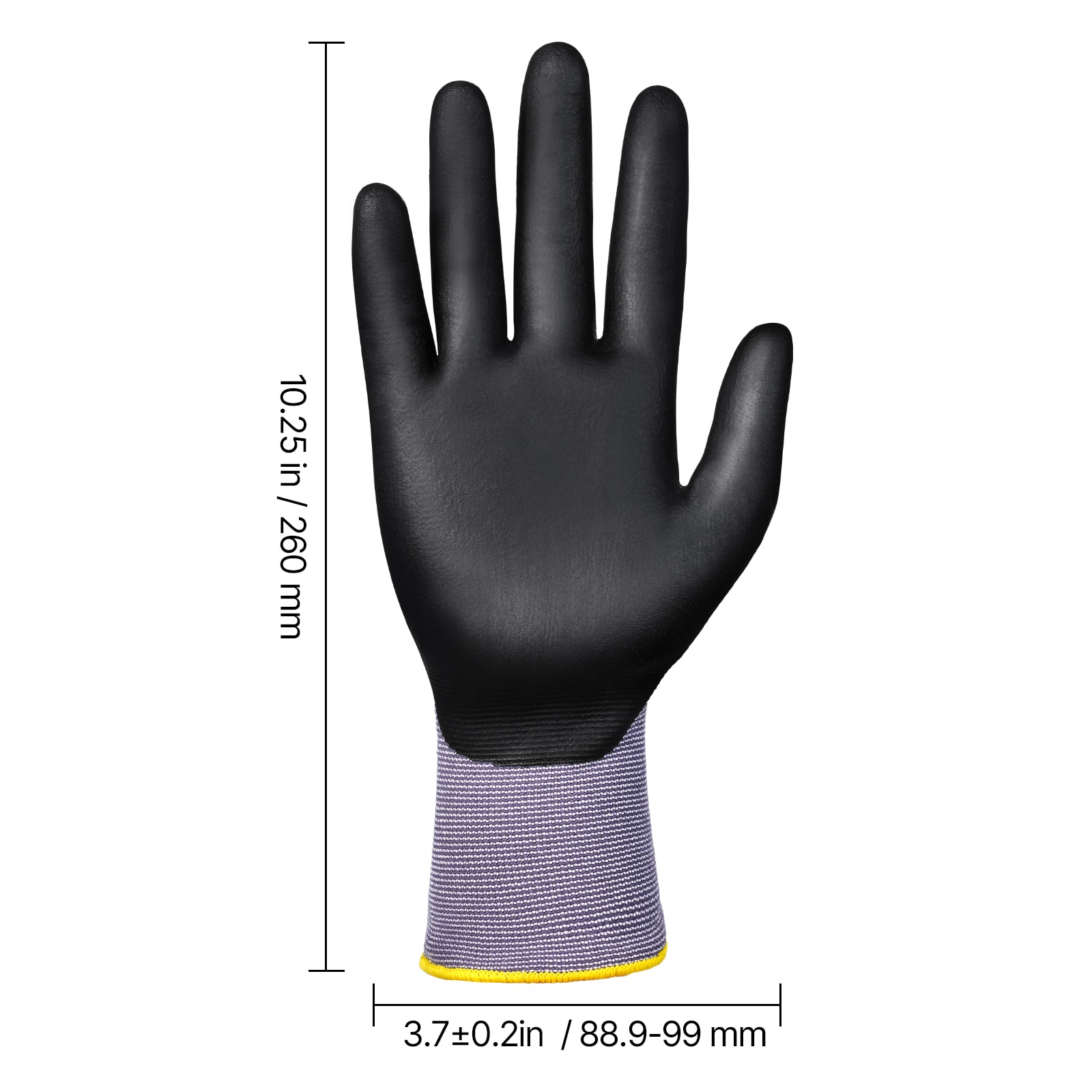 Work Gloves 12-Pair Touch Screen Nitrile-Coated Garden Construction Gloves_voghion.com